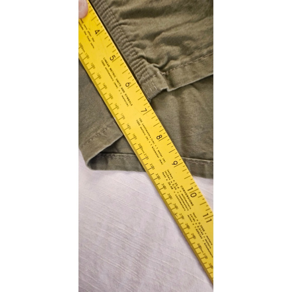 Carhartt Mens Olive Green Canvas Cargo Shorts Size 16 WB164 LOV Relaxed Fit - Picture 5 of 11
